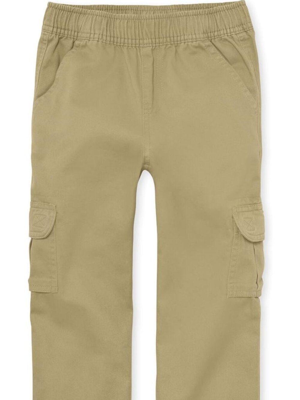 The Children's Place Boys Khaki Cargo Pants Size 14 Flax NEW With Tags